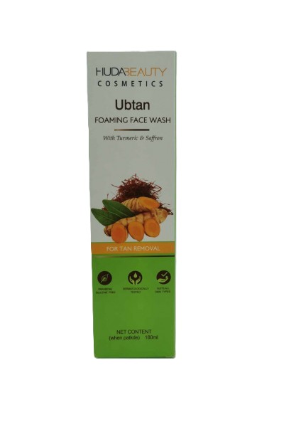 HUDABEAUTY  Putojantis veido prausiklis sudrėkins jūsų veido odą 180 ml.