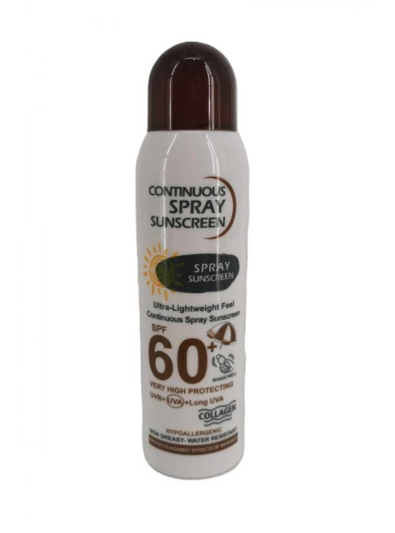 Apsauginis kremas nuo saulės. Su SPF 60 . Atsparus vandeniui , malonaus kvapo , kreminio pienelio kosistencijos . 230 ml. Apsauginis kremas nuo saulės. Su SPF 60 . Atsparus vandeniui , malonaus kvapo , kreminio pienelio kosistencijos . 230 ml.
