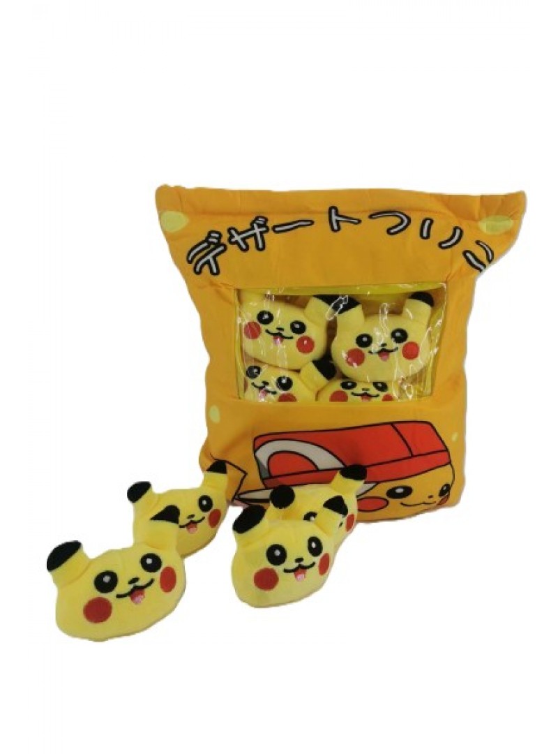PIKACHU pagalvė. Viduje rasite net 8 antistresinius žaisliukus 46*36cm. PIKACHU pagalvė. Viduje rasite net 8 antistresinius žaisliukus 46*36cm.