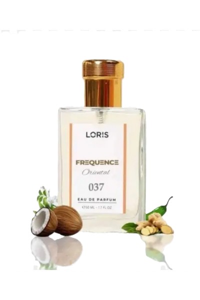 Moteriški kvepalai LORIS 037. Analogas Versace Crystal Noir - gėlių kvapo 50ml.