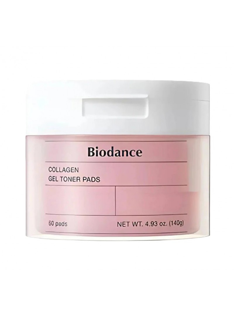 Biodance Collagen Gel Toner Pads – geliniai pėdeliai su kolagenu, skirti odos elastingumui ir tonusui pagerinti. Jie padeda sutraukti išsiplėtusias poras, akimirksniu pašalina sausumą ir tempimo jausmą, drėkina, tonizuoja bei paruošia odą makiažui. Biodance Collagen Gel Toner Pads – geliniai pėdeliai su kolagenu, skirti odos elastingumui ir tonusui pagerinti. Jie padeda sutraukti išsiplėtusias poras, akimirksniu pašalina sausumą ir tempimo jausmą, drėkina, tonizuoja bei paruošia odą makiažui.